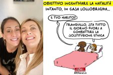 Perché la vignetta sulla sorella della Meloni fa schifo (di Franco Marino)